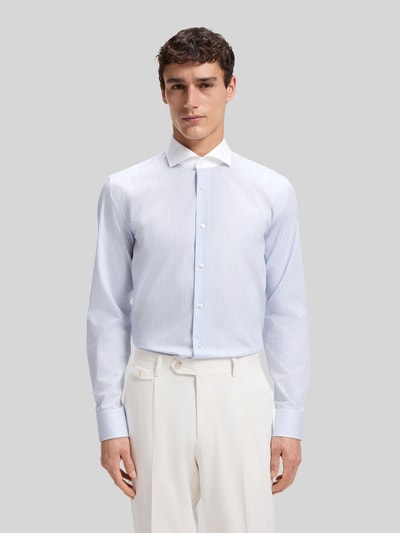 BOSS Slim Fit Businesshemd aus reiner Baumwolle Hellblau 4