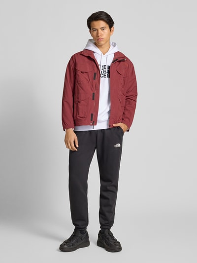 The North Face Hoodie mit Label-Print Weiss 1