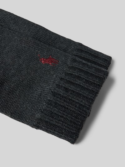 Polo Ralph Lauren Handschoenen van wol met labelstitching Antraciet - 2