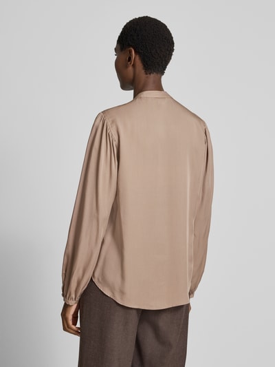 Brax Regular Fit Bluse aus Lyocell Modell 'Valeria' Taupe 5
