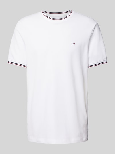 Tommy Hilfiger T-shirt met labelstitching Wit - 2