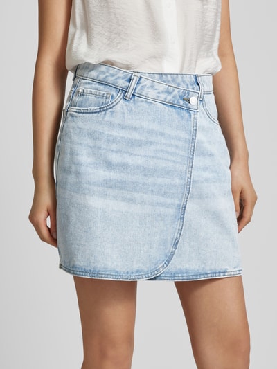 Vero Moda Spódnica jeansowa w kopertowym stylu model ‘BETTY’ Jeansowy niebieski 3