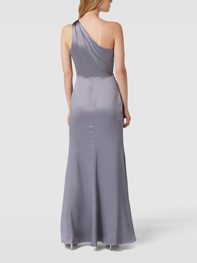 Unique Abendkleid mit One-Shoulder-Träger Eisblau 5