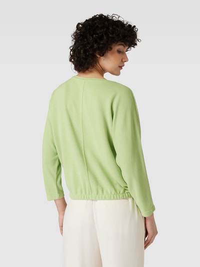 OPUS Sweatshirt met elastische band, model 'Suzzina' Lichtgroen - 5