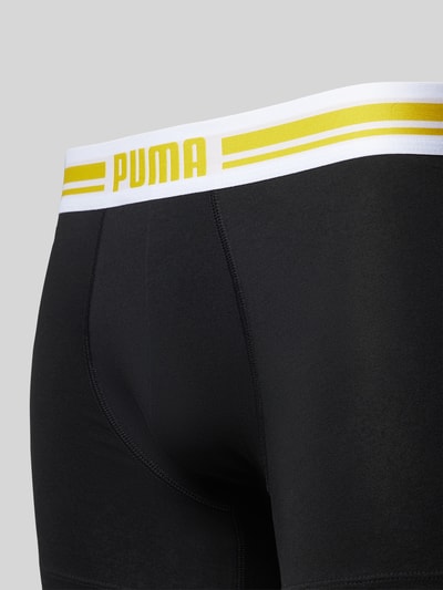 Puma Trunks mit Label-Bund im 2er-Pack Modell 'EVERYDAY' Black 2