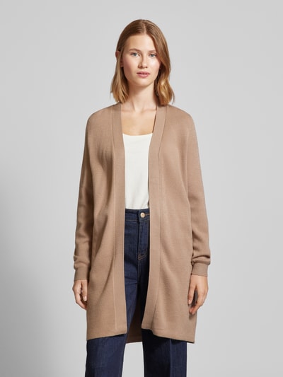 Vero Moda Lange cardigan met lange mouw, model 'NANCY' Taupe - 4