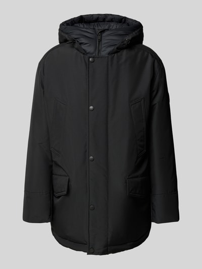 BOSS Orange Relaxed Fit Parka mit Kapuze Modell 'OSIASS1' Black 2