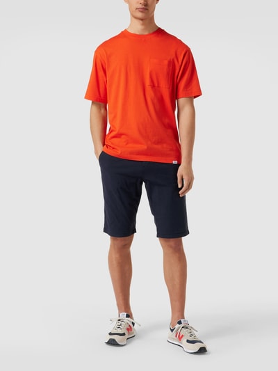 Tom Tailor Slim Fit Bermudas mit Strukturmuster Marine 1