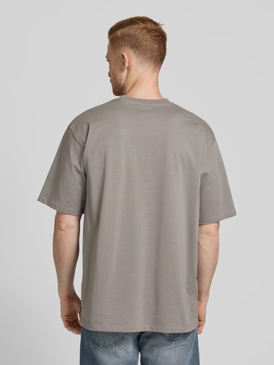 Scotch & Soda T-shirt met borstzak, model 'CORE' Middengrijs - 5