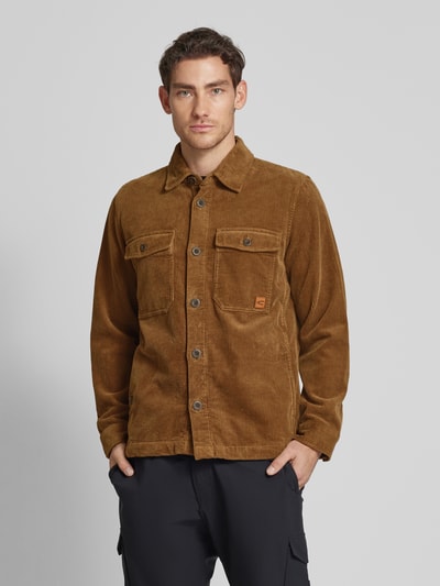 camel active Corduroy jack met knoopsluiting Camel - 4