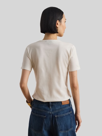 Lauren Ralph Lauren Regular Fit T-Shirt aus reiner Baumwolle Sand 5