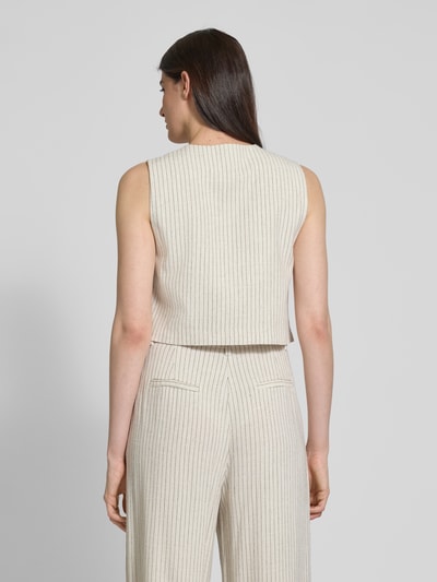 LOLLYS LAUNDRY Gilet met V-hals, model 'Torino' Ecru - 5