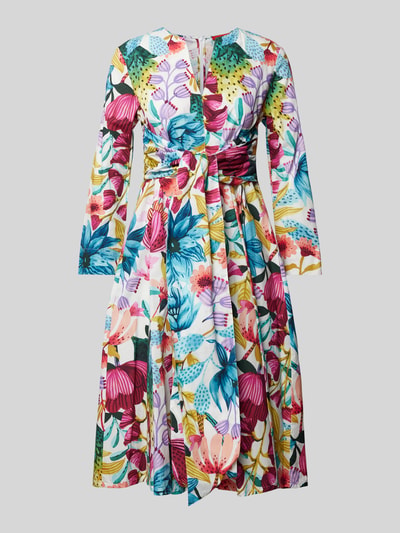MAX&Co. Midikleid mit floralem Muster Hellrosa 2
