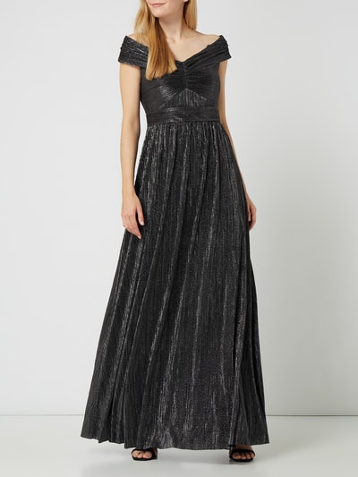 Christian Berg Cocktail Abendkleid mit Glitter-Effekt Black 1