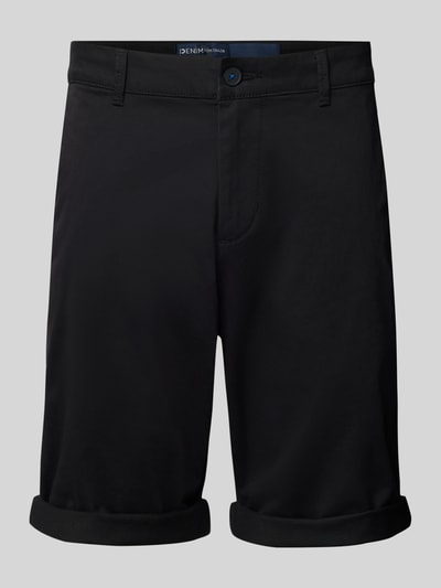 Tom Tailor Denim Regular Fit Bermudas aus Baumwoll-Mix Black 2