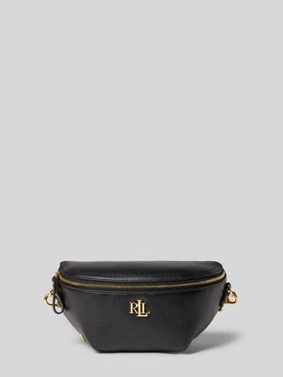 Lauren Ralph Lauren Bauchtasche aus Rindsleder mit Label-Applikation Modell 'MARCY' Black 2