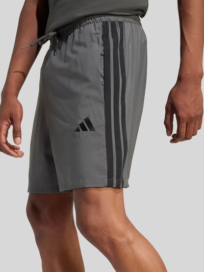 adidas Sportswear regular fit trainingsshorts met tunnelkoord Antraciet - 3