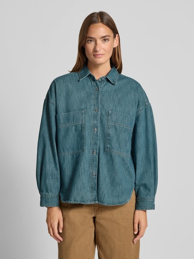 American Vintage Koszula jeansowa o kroju relaxed fit model ‘YDOPARK’ Niebieski 4