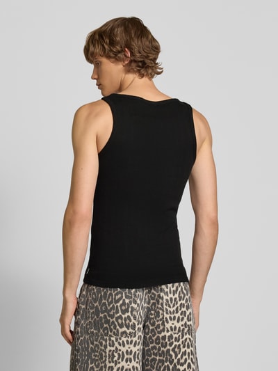 REVIEW Tanktop mit gerippten Abschlüssen Black 5