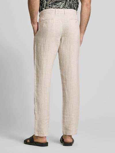 MCNEAL Leinenhose mit Tunnelzug und Gesäßtaschen Ecru 5