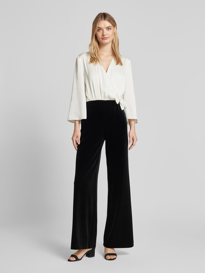 Christian Berg Woman Selection Jumpsuit in Wickel-Optik Black 4