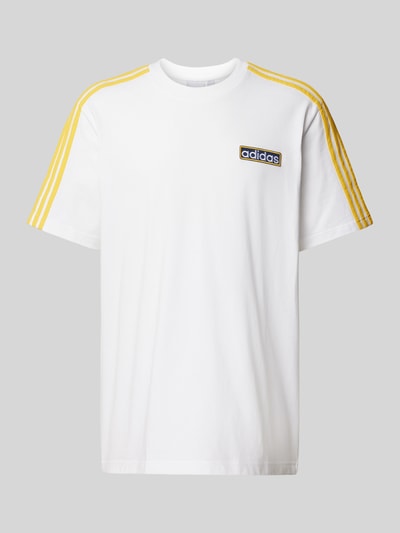 adidas Originals T-shirt met labelbadge, model 'ADIBREAK' Wit - 2