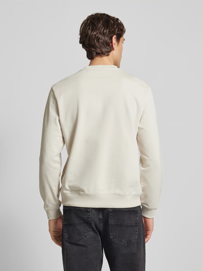 HUGO Sweatshirt mit Label-Patch Offwhite 5