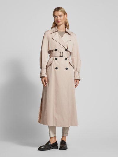 comma Trenchcoat mit Taillengürtel Sand 4