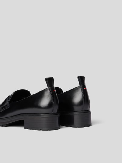 Aeyde Penny Loafer mit Mokassin-Naht Schwarz 3