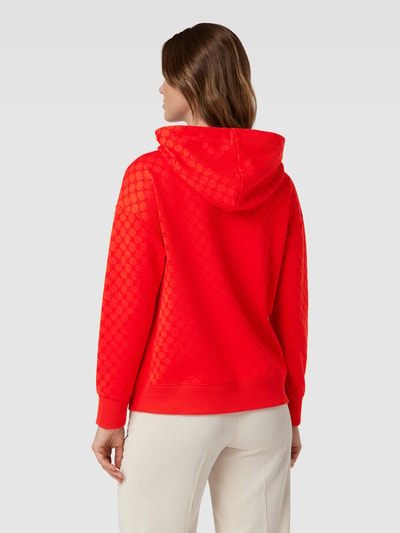 JOOP! Hoodie met labelstitching Rood - 5