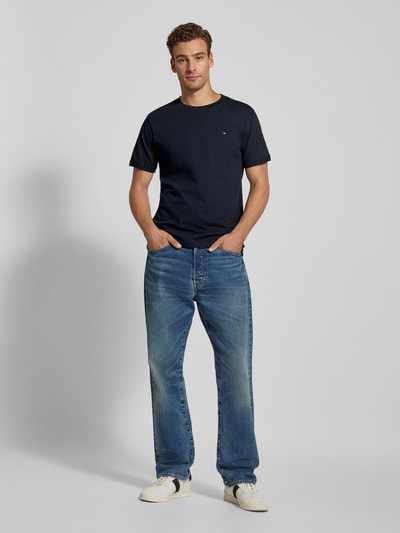 Tommy Hilfiger T-Shirt mit Logo-Stitching Marine 1