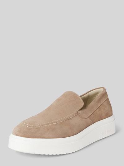 Steve Madden Loafer mit strukturierter Sohle Modell 'FLETCHER' Taupe 1