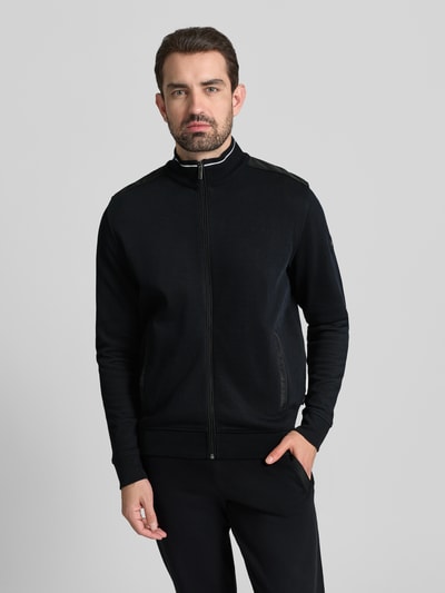 bugatti Sweatjacke mit Stehkragen Black 4