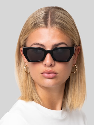 MessyWeekend Quadratische Sonnenbrille Modell 'LUNA' Black 4