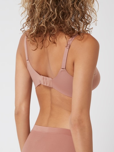 DKNY Bralette met gewatteerde cups  Oudroze - 5