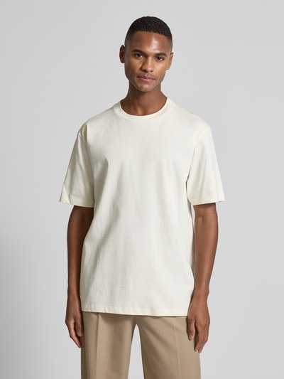 Lindbergh Oversized T-Shirt aus reiner Baumwolle Offwhite 4