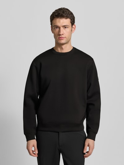 GUESS Sweatshirt mit Rundhalsausschnitt Black 4