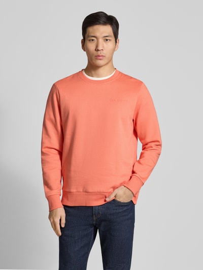 Tom Tailor Regular Fit Sweatshirt aus Baumwoll-Mix Koralle 4