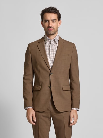 HUGO Extra Slim Fit 2-Knopf-Sakko mit Schurwoll-Anteil Modell 'Arti' Mittelbraun 4