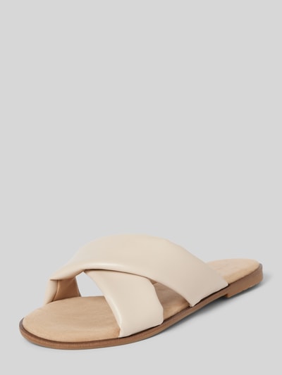 Tom Tailor Sandalette in Leder-Optik Beige 1