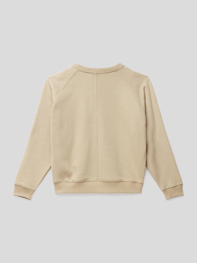 Calvin Klein Jeans Sweatshirt mit Label-Print Modell 'MONOGRAM' Sand 3