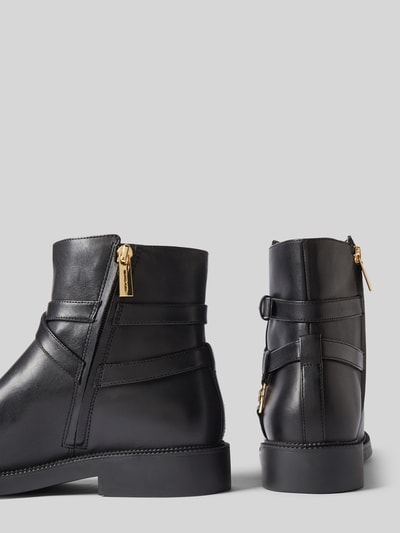 MICHAEL Michael Kors Leren boots met labelapplicatie, model 'ABIGAIL' Zwart - 2