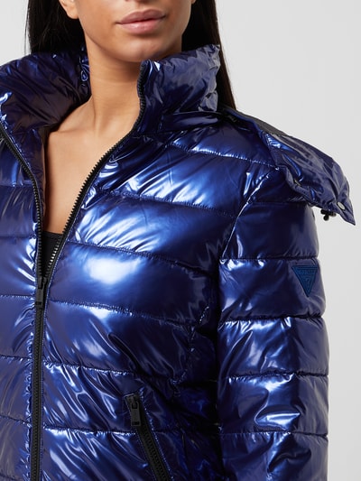 Guess Steppjacke in Metallic-Optik - wasserabweisend  Metallic Blau 6