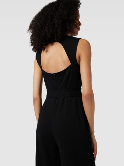 Calvin Klein Womenswear Jumpsuit mit rückseitigem Cut Out Modell 'SCUBA CREPE' Black 3