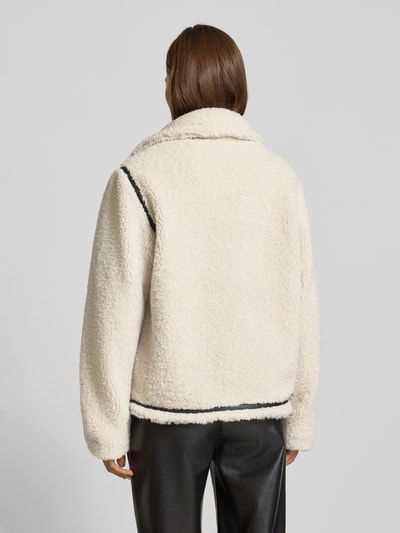 Christian Berg Woman Selection Jack met teddybont en platte kraag Offwhite - 5
