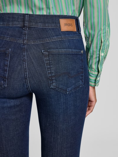 Angels Skinny fit jeans in 5-pocketmodel Donkerblauw - 3