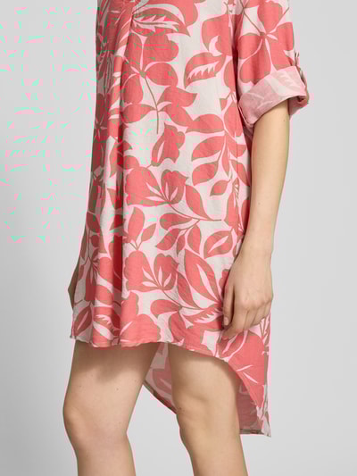 ZABAIONE Tuniekjurk met verlengd rugpand en tuniekkraag Felroze - 3