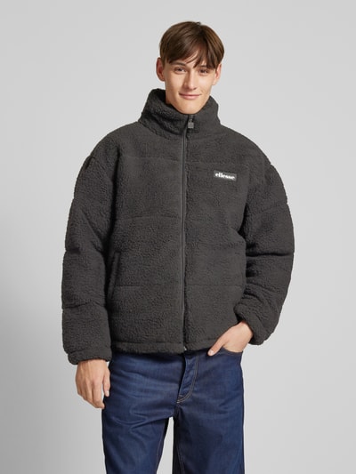 Ellesse Gewatteerd jack met labelpatch, model 'GENOVALI’ Zwart - 4