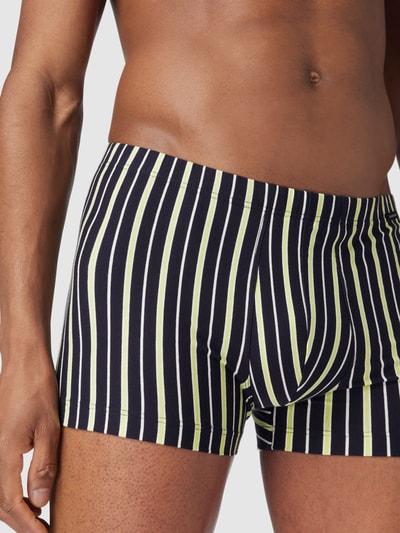 Schiesser Trunks mit Streifenmuster Dunkelblau 3