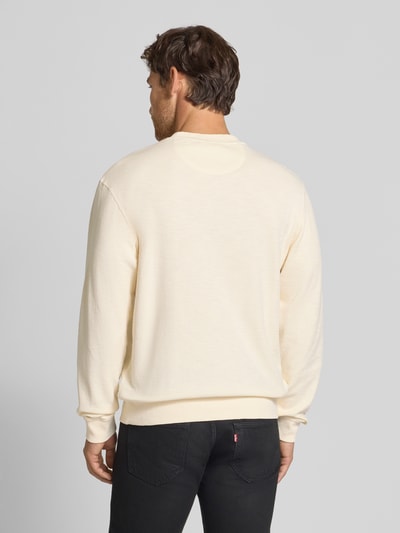 Scotch & Soda Sweatshirt met ronde hals Offwhite - 5
